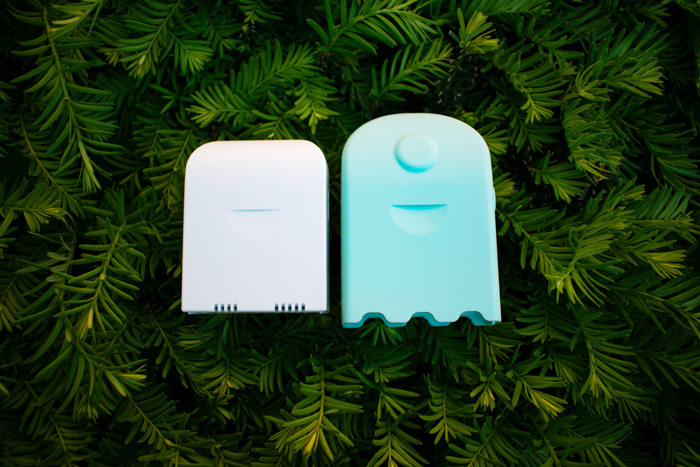 Diverse community members using air quality monitoring devices