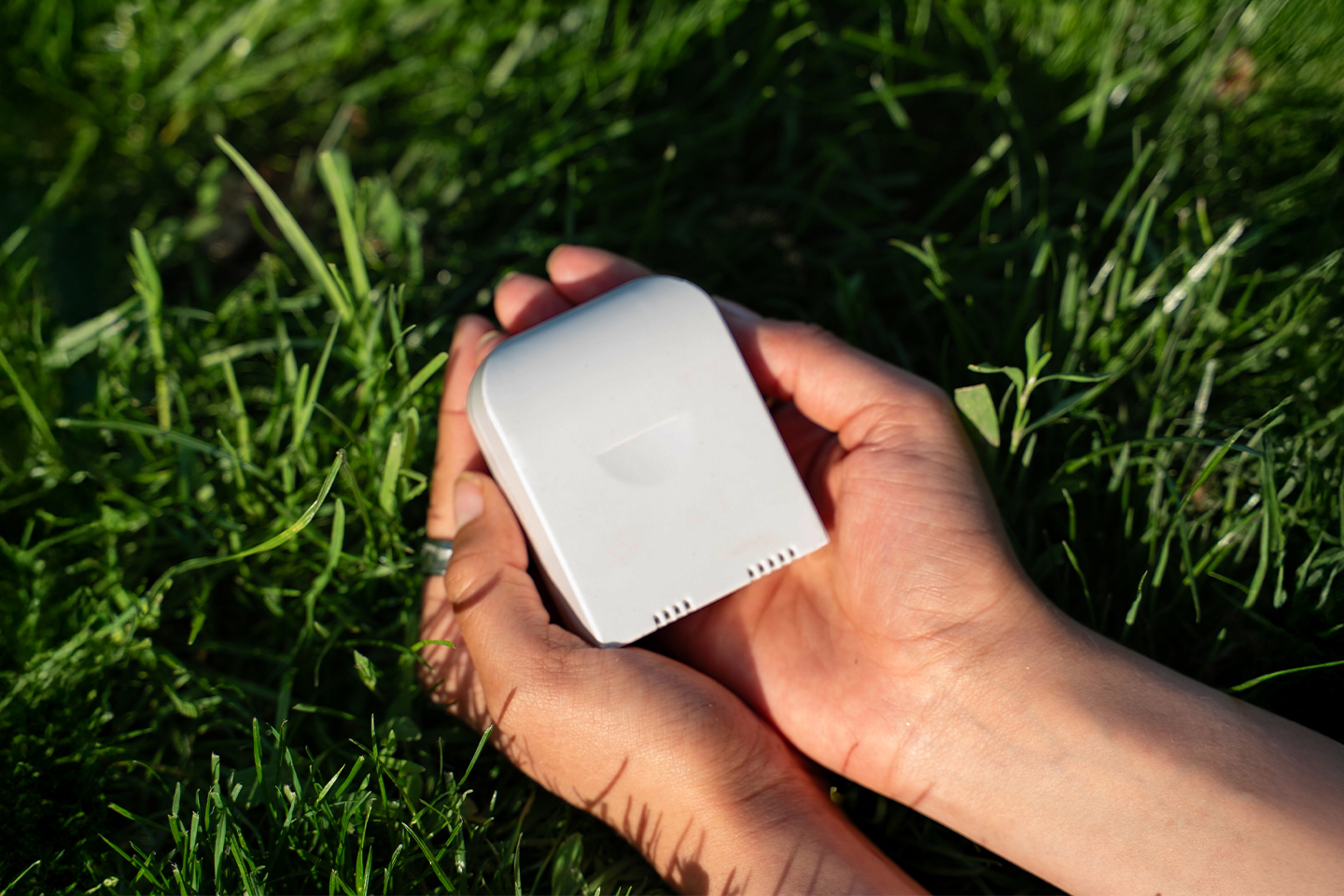 AirBeam device in natural setting