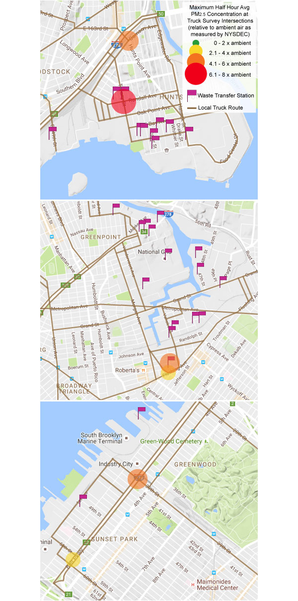 Neighborhood Truck Impact Maps