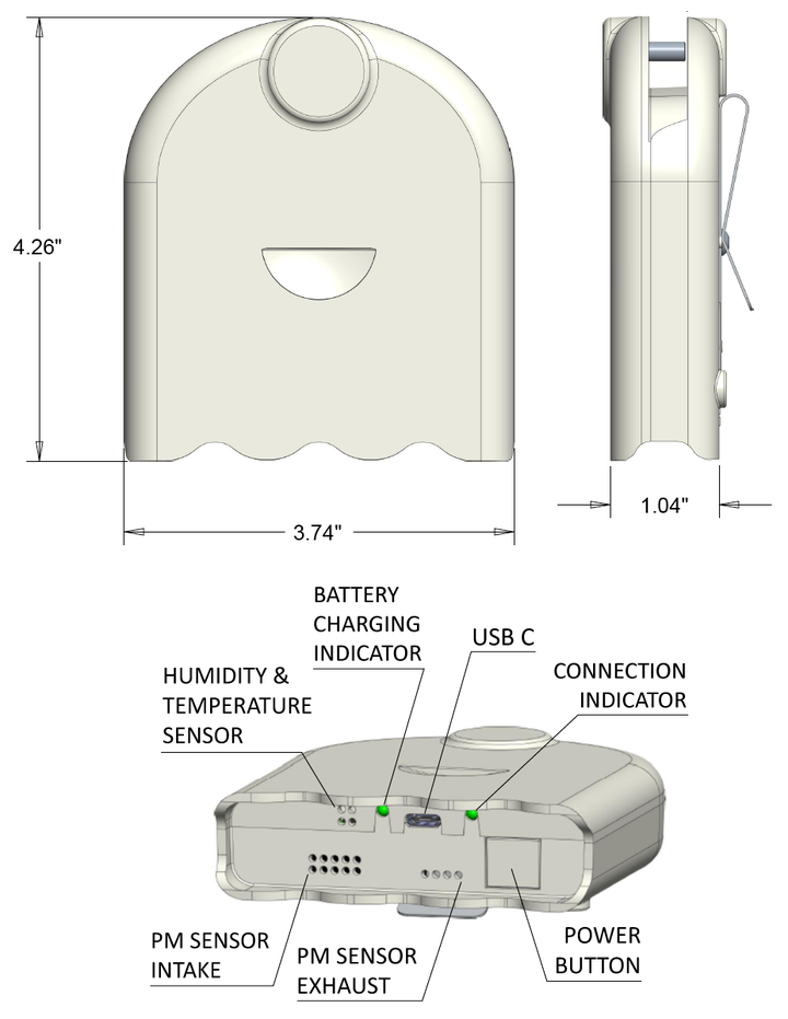 AirBeam3 Technical Specifications, Operation & Performance